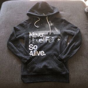 Glamour Kills Small Gray Never Have I Felt So Alive Hoodie Sweater